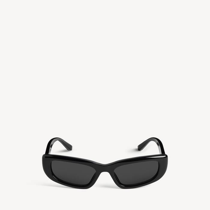 Occhiali Rettangolari Palma da Donna in Nero - Donna | Balenciaga Italia IT - Image 1
