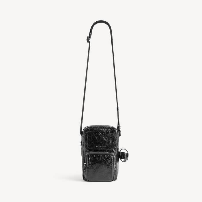 Sac Crossbody Superbusy Vertical pour Homme en Noir - Homme | Balenciaga France FR - Image 1