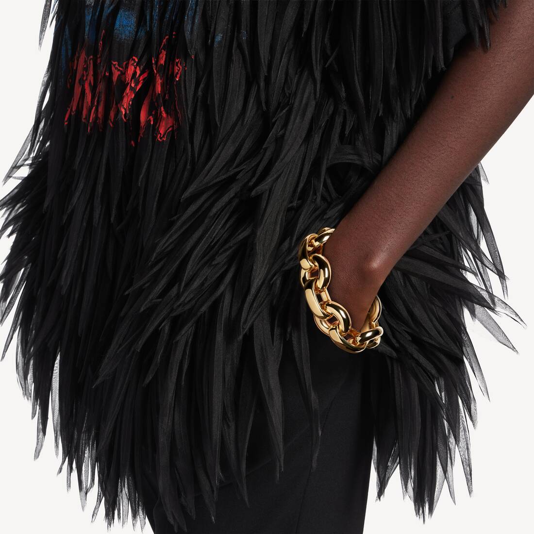 Mujer's Pulsera De Eslabones Eisa in Dorado Brillante | Balenciaga Espa&ntilde;a ES - Image 4