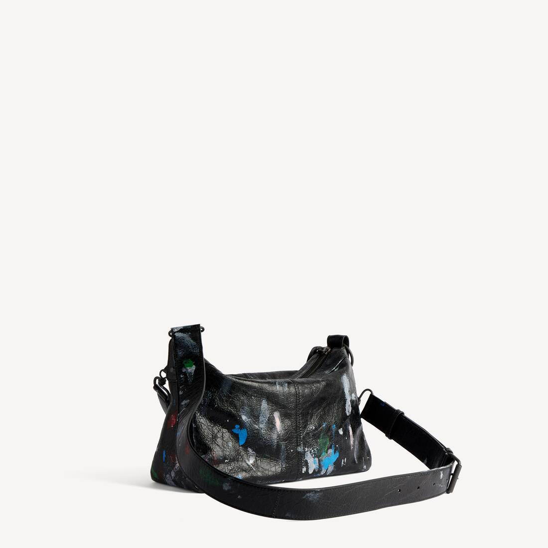 Men's Le City Moto Small in Black/multicolor | Balenciaga Latvia EN - Image 3