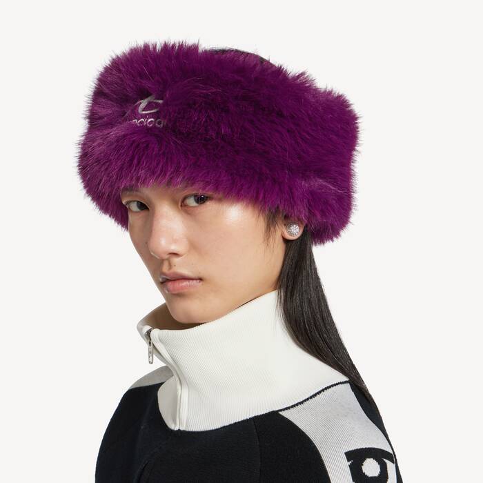 Diadema Bodies para Mujer en Violeta - Mujer | Balenciaga Espa&ntilde;a ES - Image 3