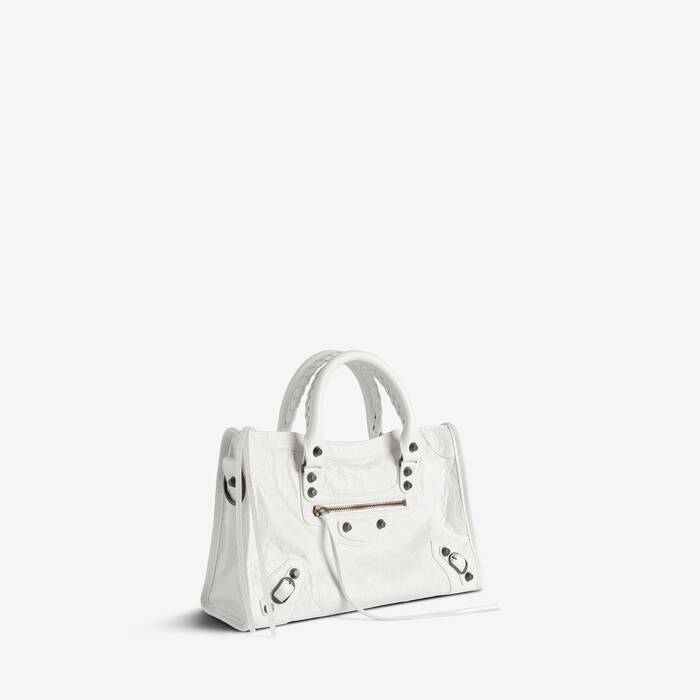 Bolso Le City Peque&ntilde;o para Mujer en Blanco - Mujer | Balenciaga Espa&ntilde;a ES - Image 2