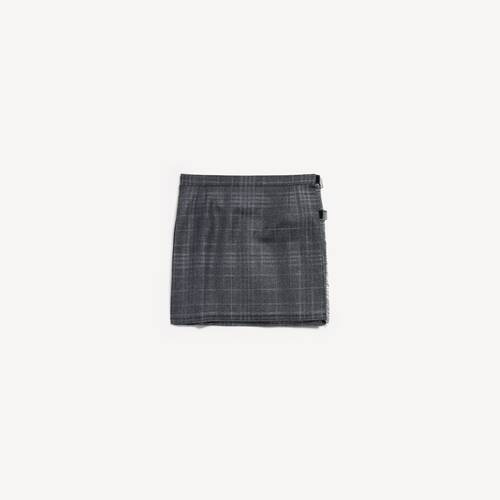 pleated mini skirt