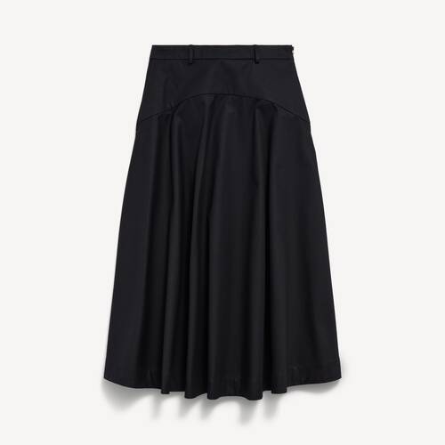 a-line cotton skirt