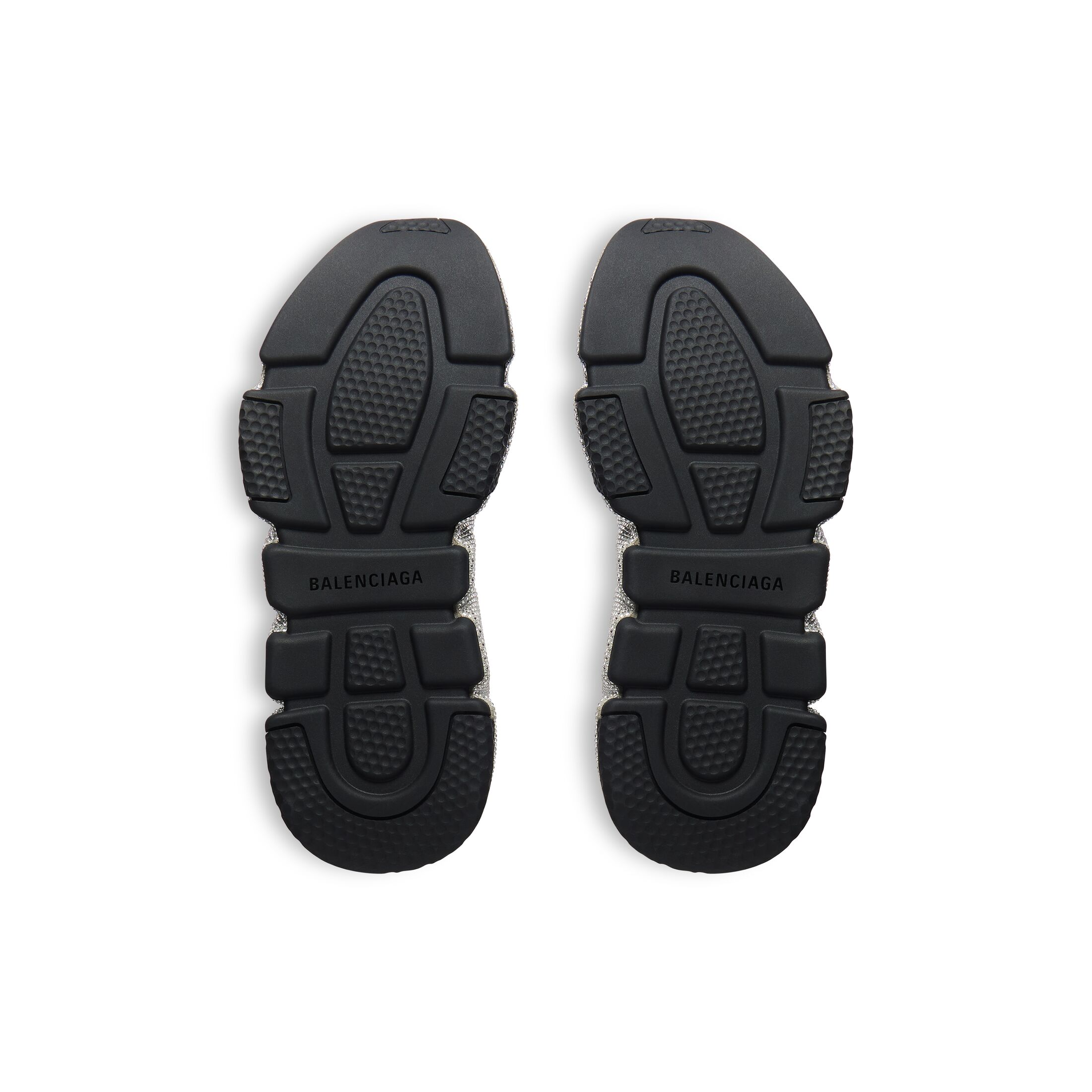 speed recycled knit sneaker with rhinestones