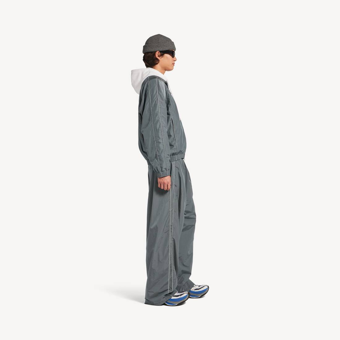 Veste De Surv&ecirc;tement Bodies pour Homme en Gris &Eacute;l&eacute;phant | Balenciaga Belgique FR - Image 3