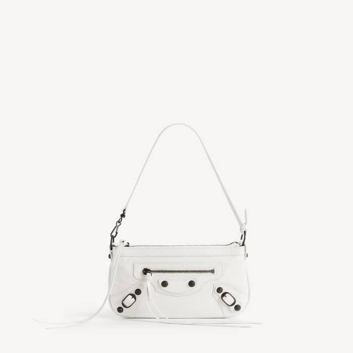Women's Le City Pouch On Strap in Optic White - Women | Balenciaga Canada EN - Image 1