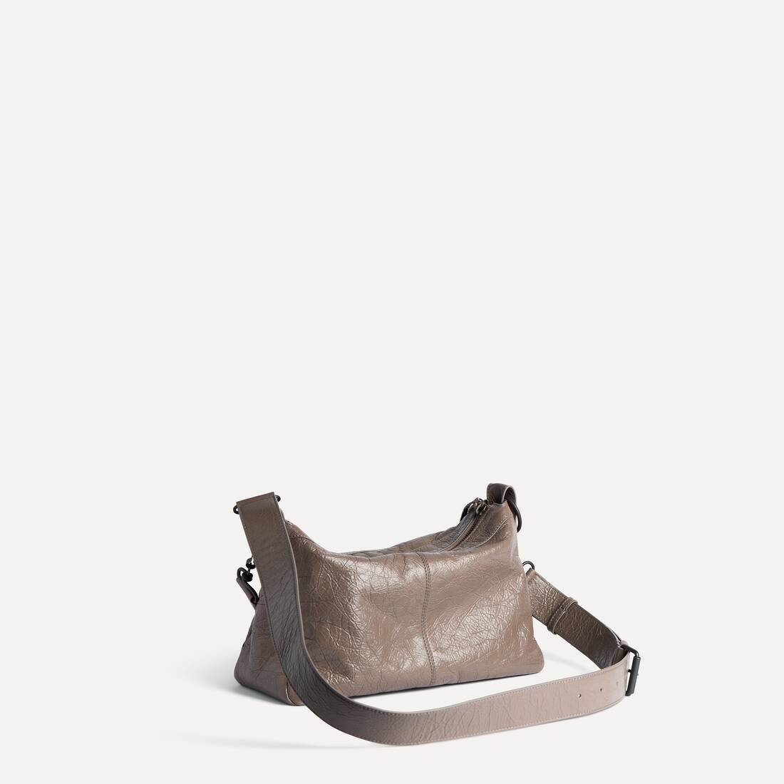 Men's Le City Moto Small in Dark Noix | Balenciaga Zimbabwe EN - Image 3