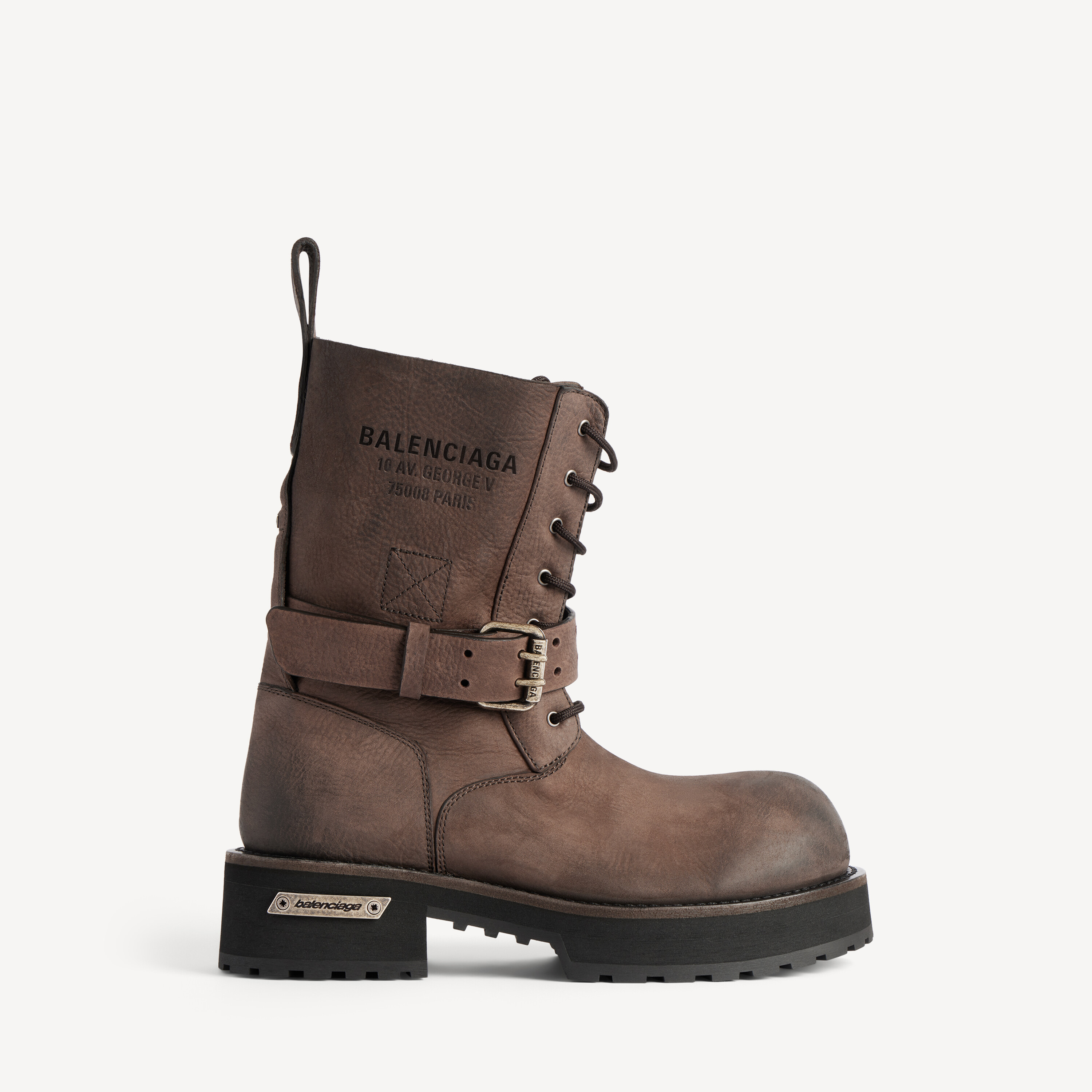 Balenciaga venom lace-up bootie