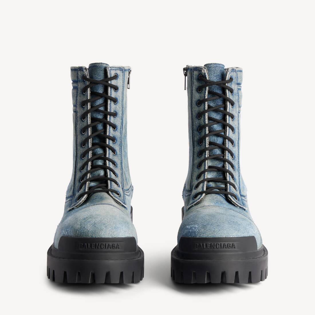 デニムブルー の メンズ Combat Strike ブーツ | Balenciaga 日本 JA - Image 2