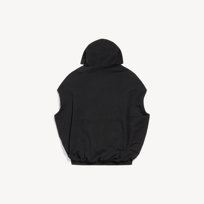 Women's You Want A Dance? Sleeveless Hoodie in Black - Women | Balenciaga Netherlands EN - Image 2