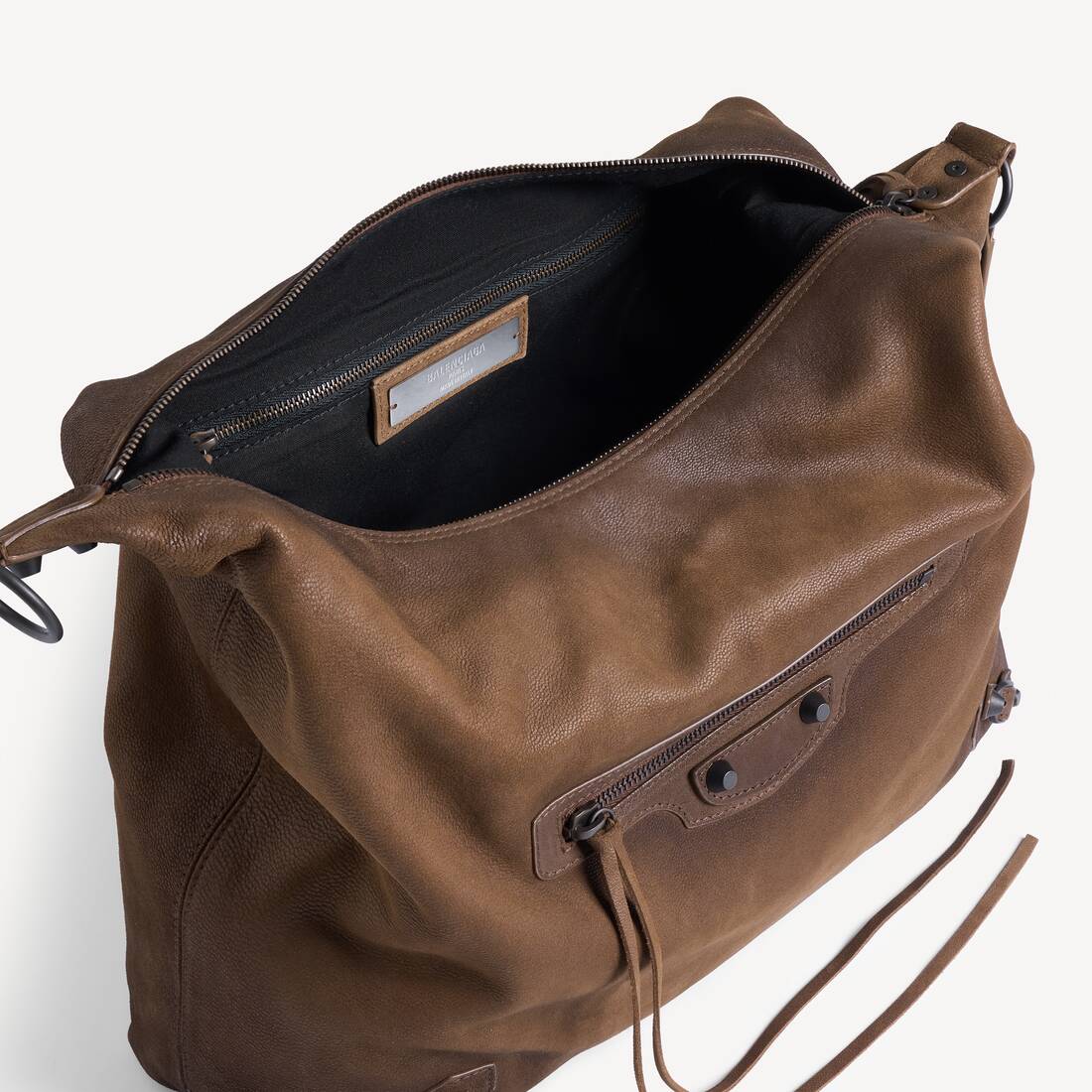 Women's Le City Hobo Bag Medium in Caramel | Balenciaga France EN - Image 5