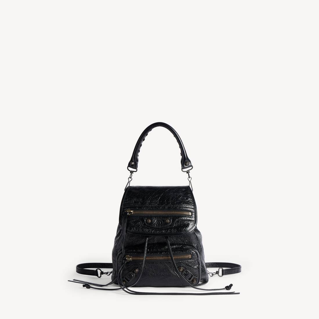 balenciaga mini crossbody backpack // Black Explorer Bag VSP Consignment This trendy urban bag from Balenciaga will bring a unique yet urban look to your bag collection Le city backpack mini