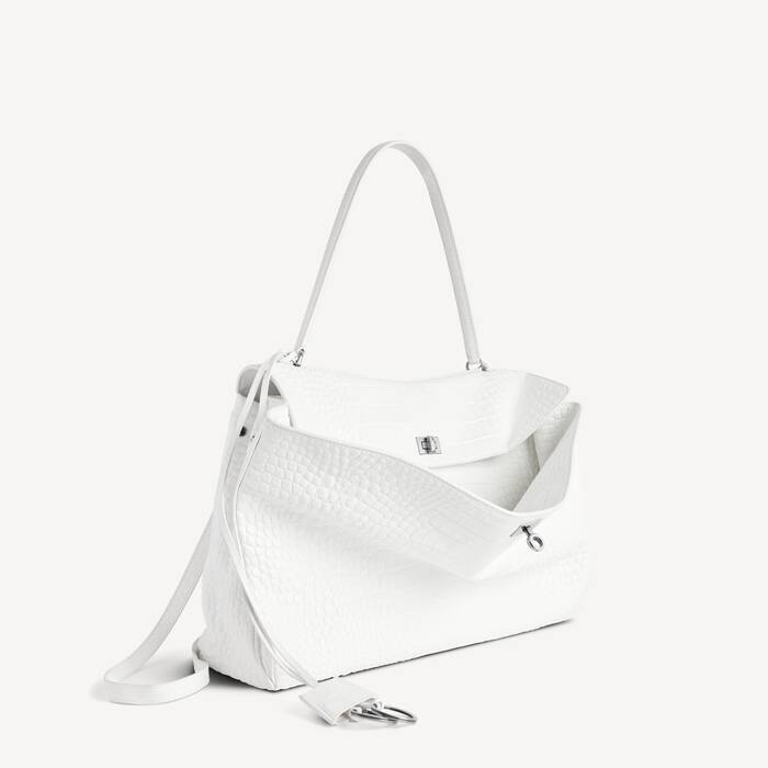 Rodeo Handtasche Gro&szlig; f&uuml;r Damen in Optisches Wei&szlig; - Damen | Balenciaga &Ouml;sterreich DE - Image 2