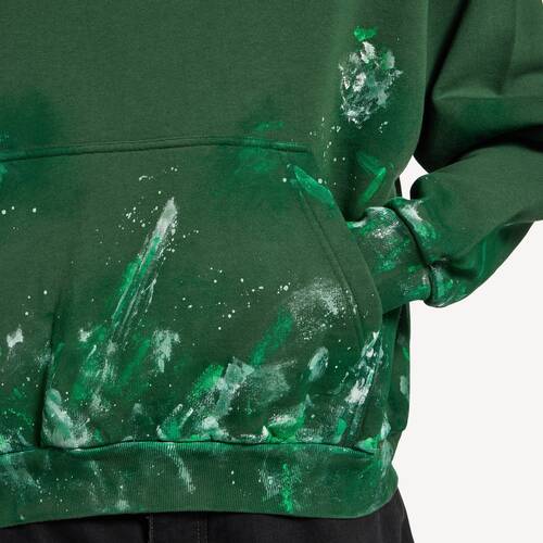 paint splatter medium fit hoodie