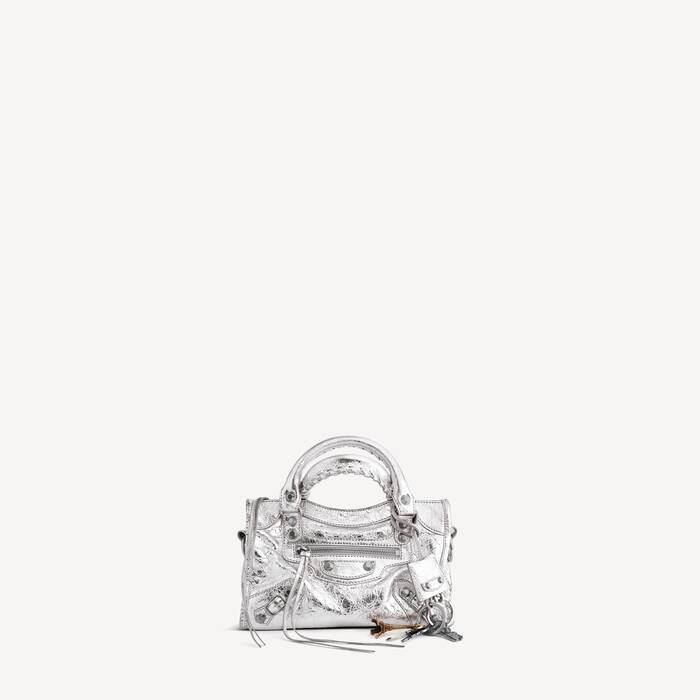 Women's Le City Charm Eiffel Metallized in Silver - Women | Balenciaga Taiwan Region EN - Image 3