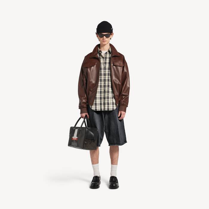 Hemd Normale Passform f&uuml;r Herren in Wei&szlig;/schwarz - Herren | Balenciaga Deutschland DE - Image 3