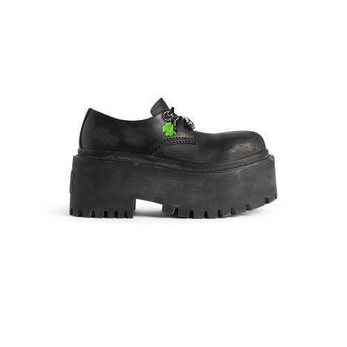 strike挂饰厚底德比鞋