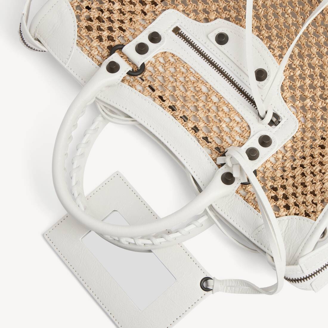 Bolso Le City Peque&ntilde;o para Mujer en Natural/blanco &Oacute;ptico | Balenciaga Espa&ntilde;a ES - Image 6