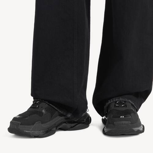 triple s clear sole sneaker
