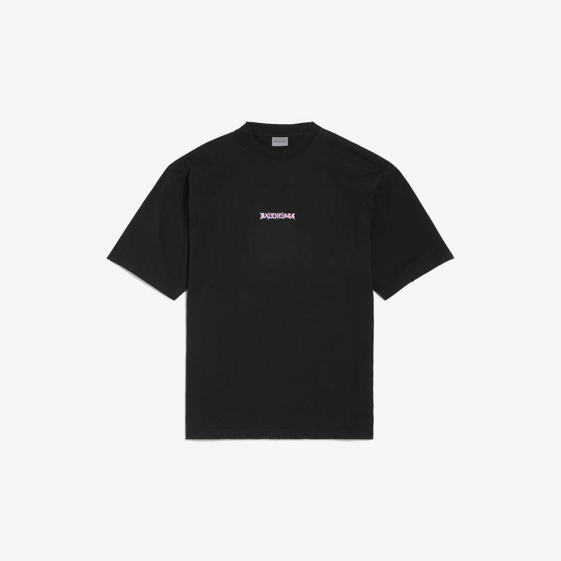 DIY BALENCIAGA BACK MEDIUM FIT T-SHIRT – Black