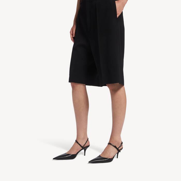 Women's Avenue Bow Slingback in Black/silver - Women | Balenciaga United Kingdom EN - Image 2