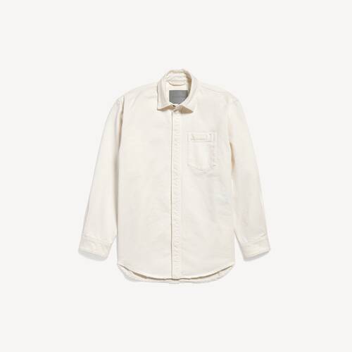 데님 롱 슬리브 셔츠 