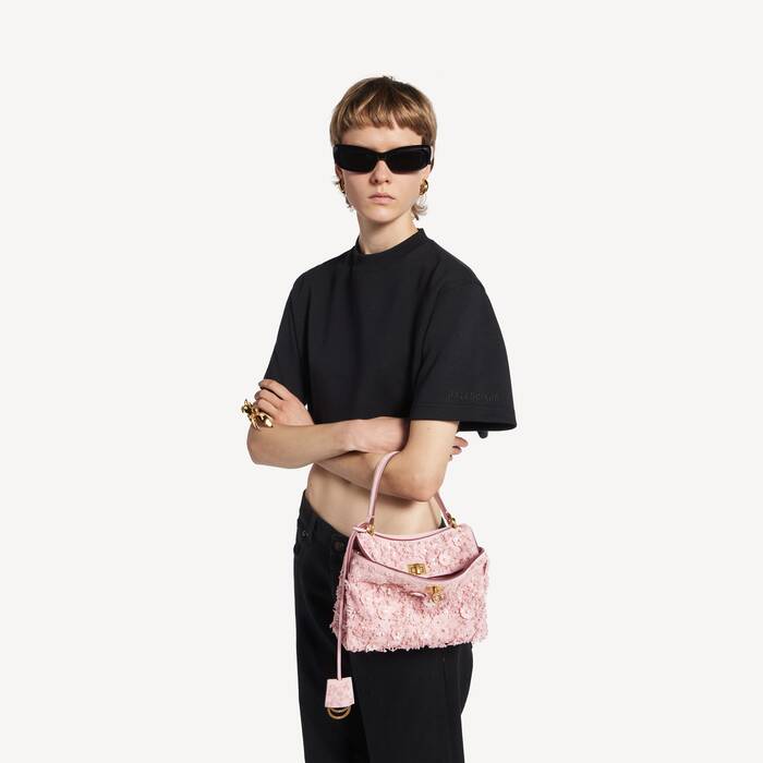 Women's Rodeo Handbag Mini in Rose Quartz - Women | Balenciaga Qatar EN - Image 2