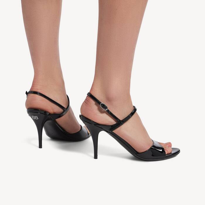 Women's Avenue Bow Sandal in Black/silver - Women | Balenciaga United Kingdom EN - Image 3