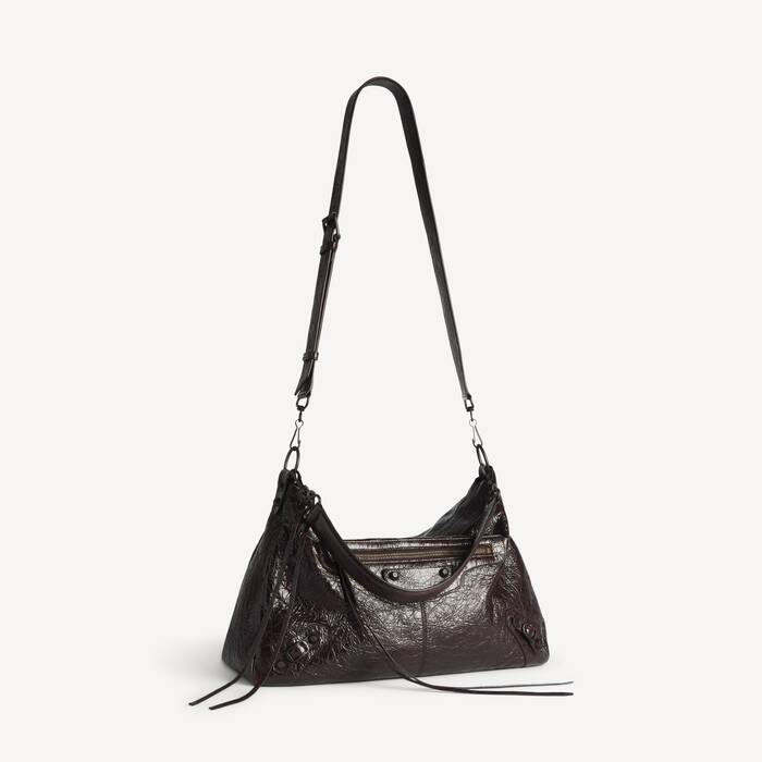 Men's Le City Moto Bag Medium in Espresso - Men | Balenciaga Canada EN - Image 2