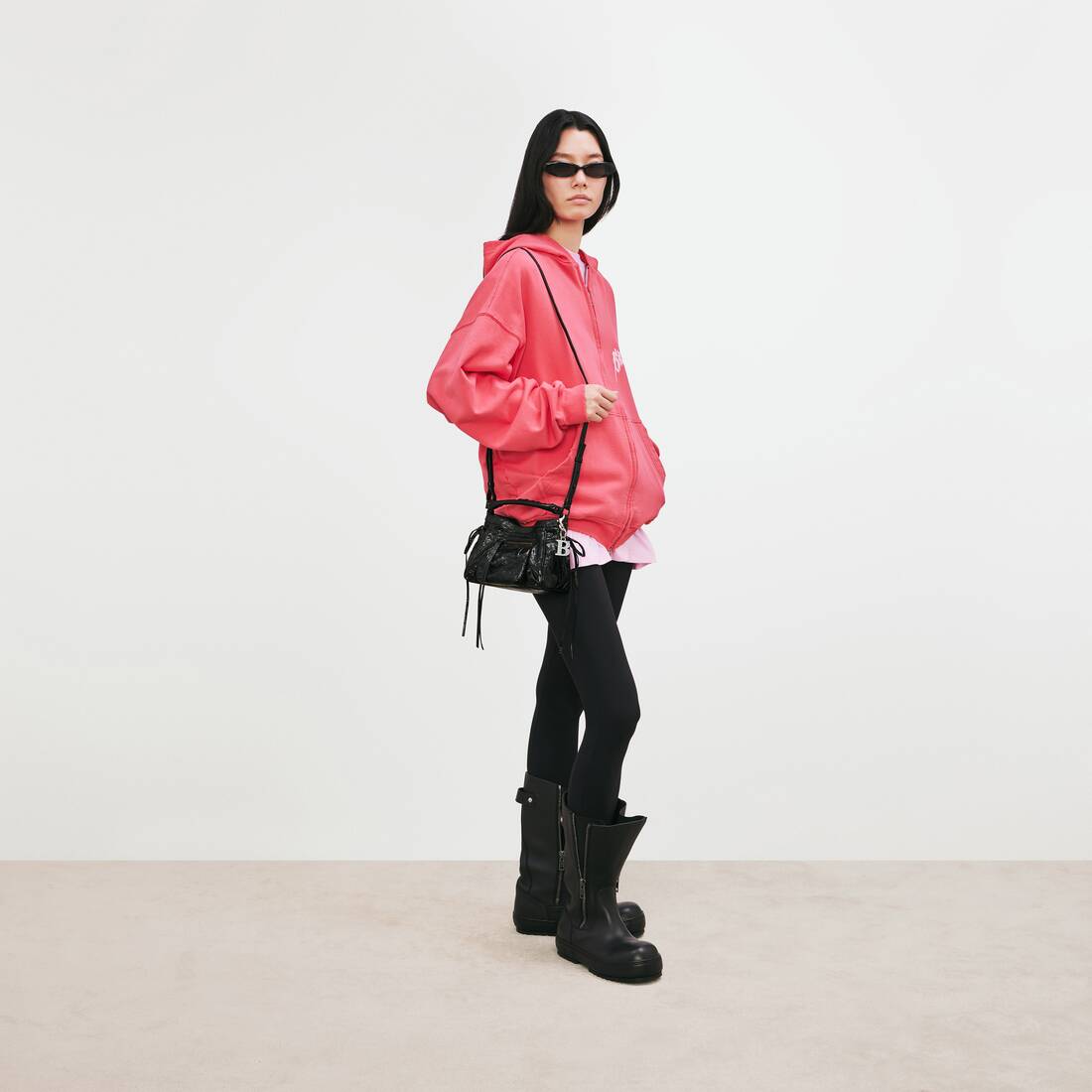 Bolso Cubo Le City Nano para Mujer en Negro | Balenciaga Espa&ntilde;a ES - Image 9