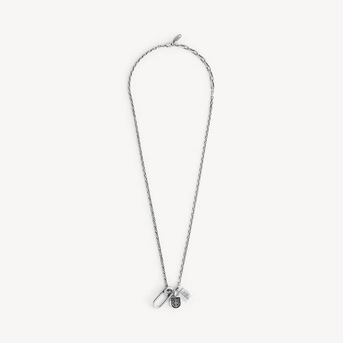 collar fino con colgantes anchor crest