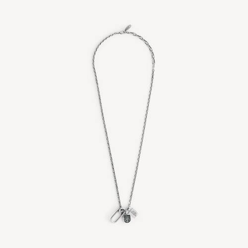 collar fino con colgantes anchor crest