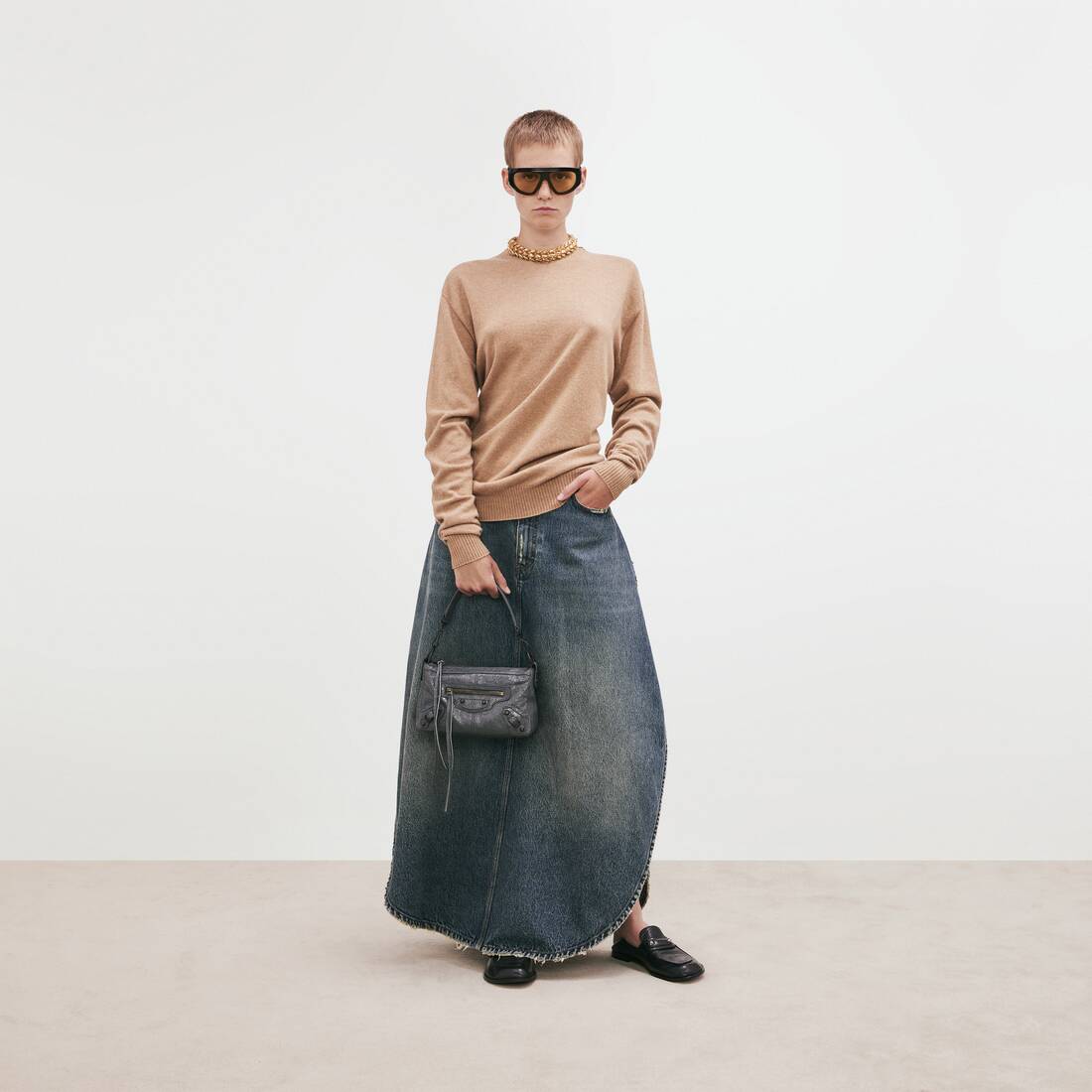 Bolso Le City Moto Mini para Mujer en Roca Volc&aacute;nica | Balenciaga Espa&ntilde;a ES - Image 7