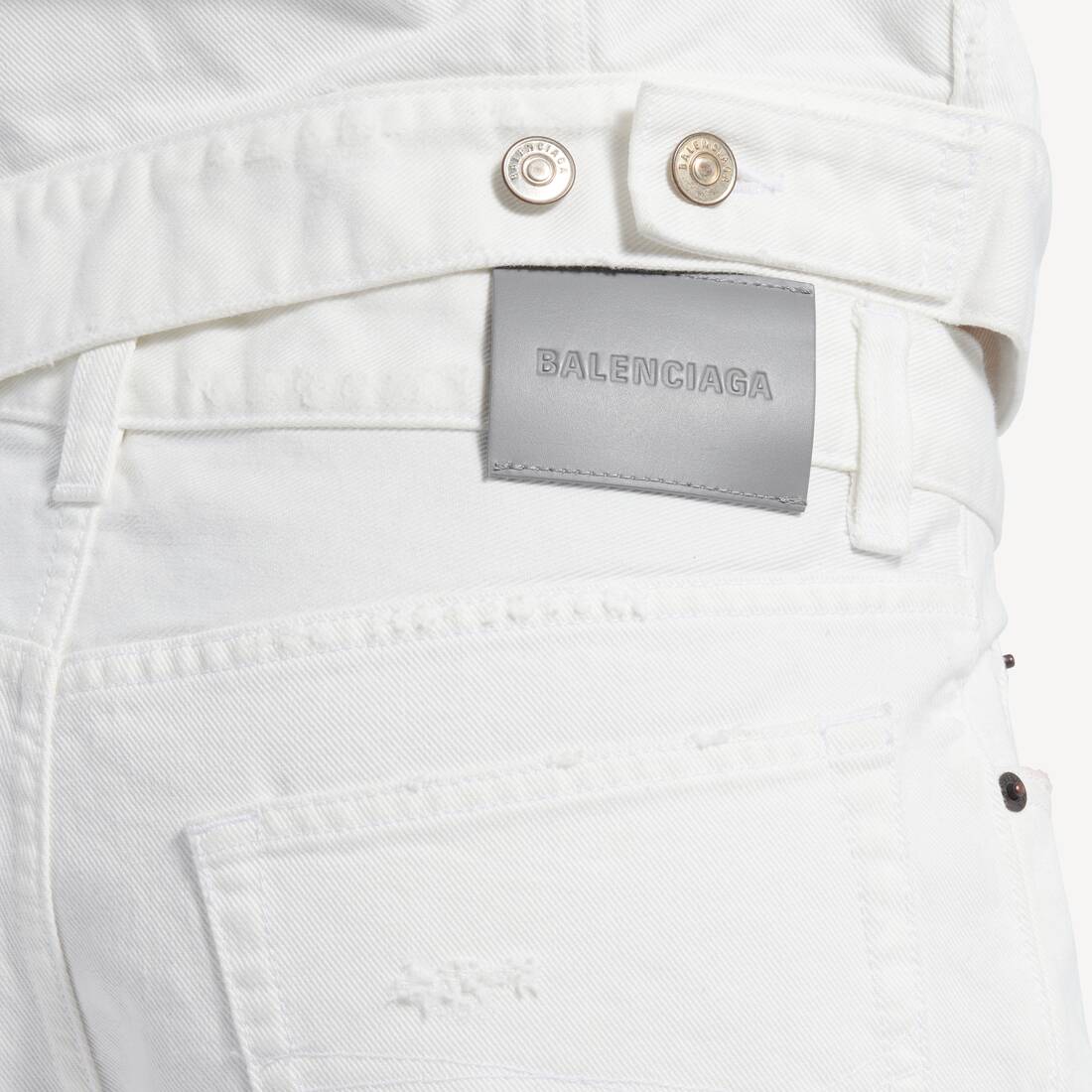 Vaquero Ajuste Entallado para Hombre en Blanco | Balenciaga Espa&ntilde;a ES - Image 2