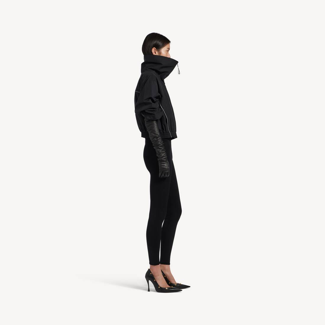 Women's Bodies Tracksuit Jacket in Black | Balenciaga Austria EN - Image 3
