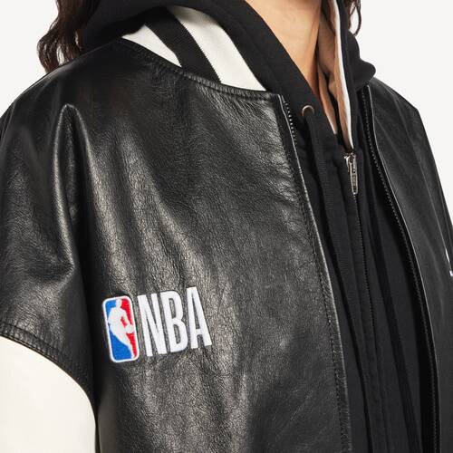 balenciaga | nba collaboration varsity jacket