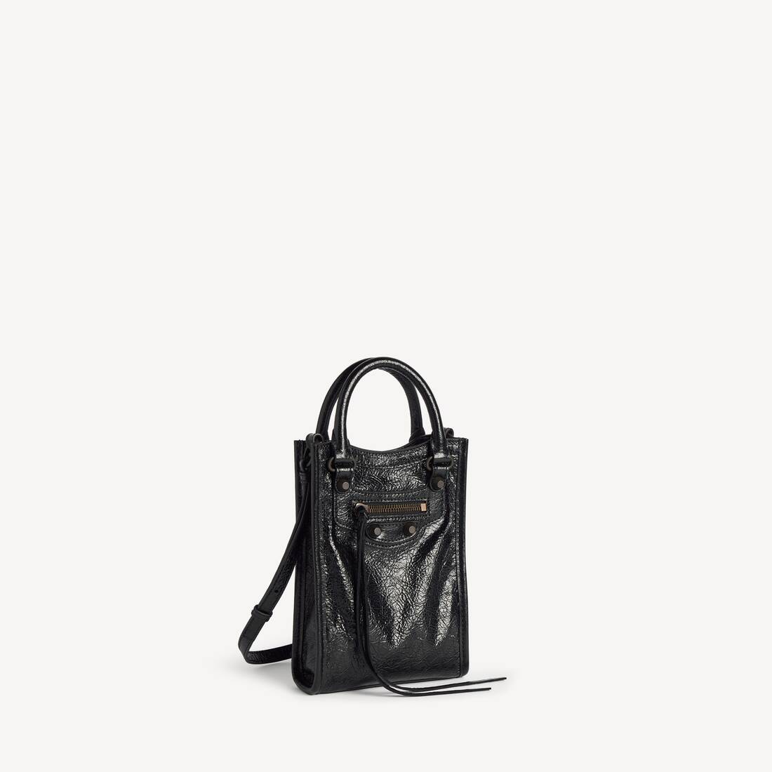 Tote Porte-t&eacute;l&eacute;phone Le City pour Femme en Noir | Balenciaga France FR - Image 2