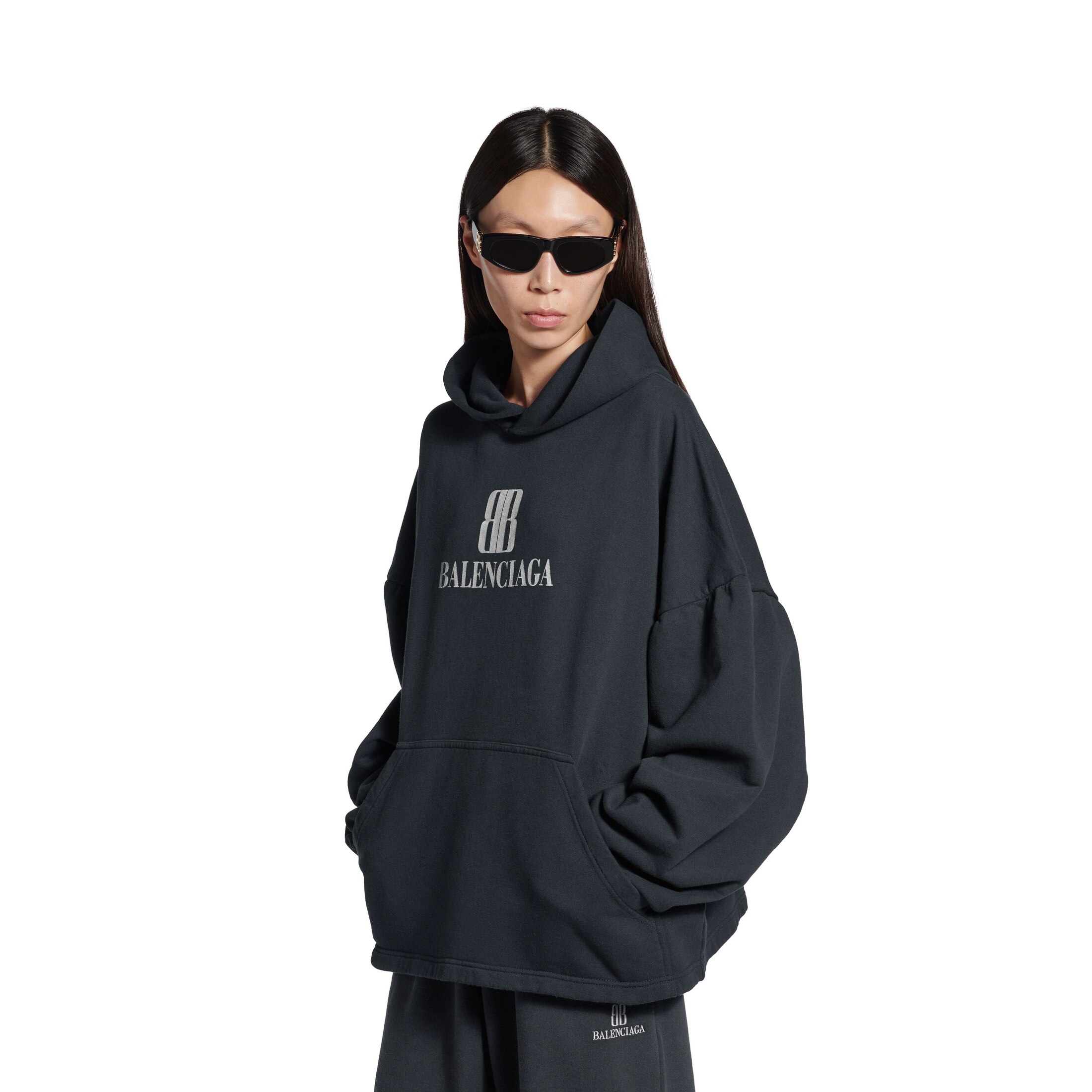 nano bb cropped hoodie