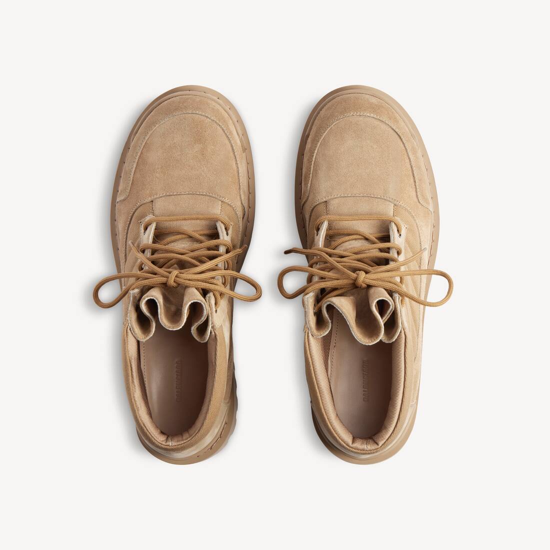 Women's Combat Strike Low Boot in Sand | Balenciaga United Kingdom EN - Image 4