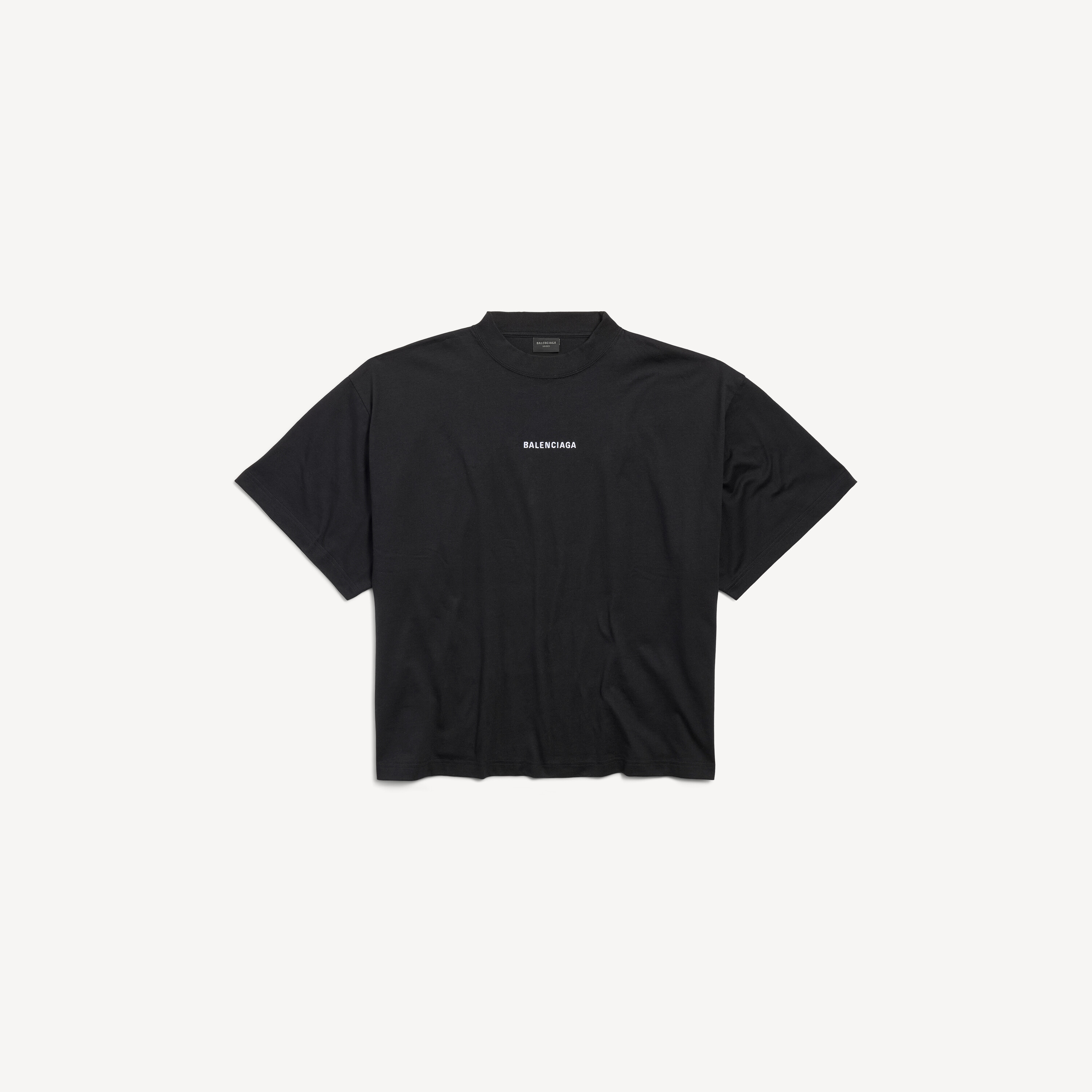 トップス BALENCIAGA Balenciaga back cropped t-shirt