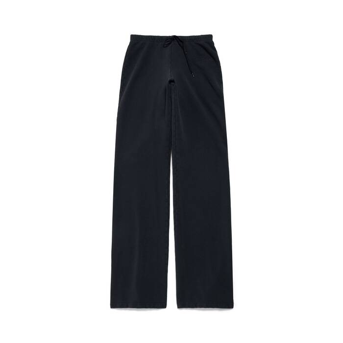 보우 플레어드 스웨트팬츠 