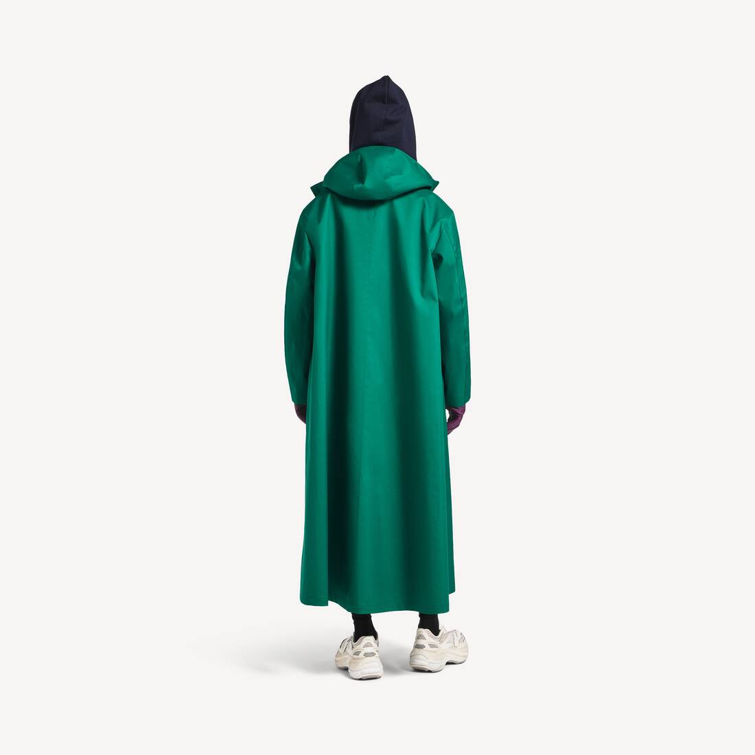 Men's Techwear Long Windbreaker in Green | Balenciaga Australia EN - Image 4
