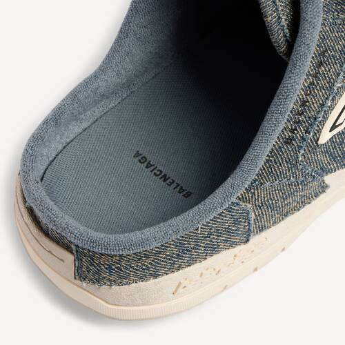 hamptons denim mule