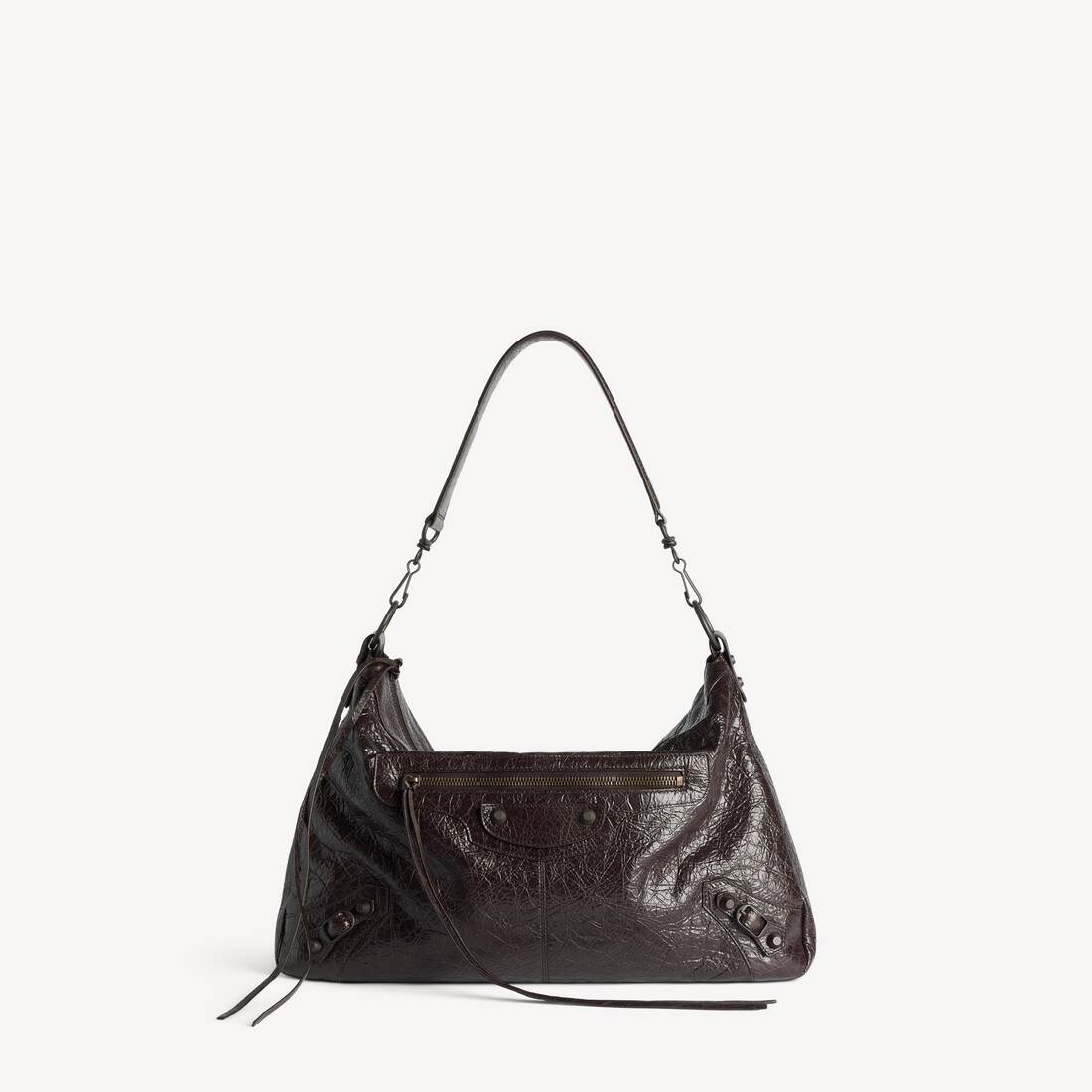Men's Le City Moto Bag Medium in Espresso | Balenciaga Australia EN - Image 5