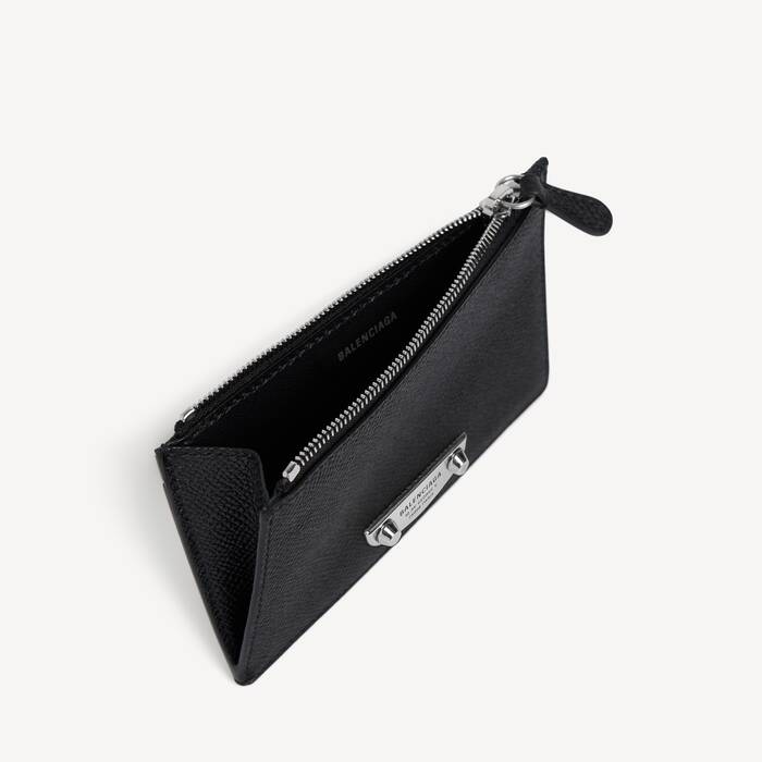 Men's Le City Uptown Long Coin And Card Holder in Black - Men | Balenciaga Netherlands EN - Image 3