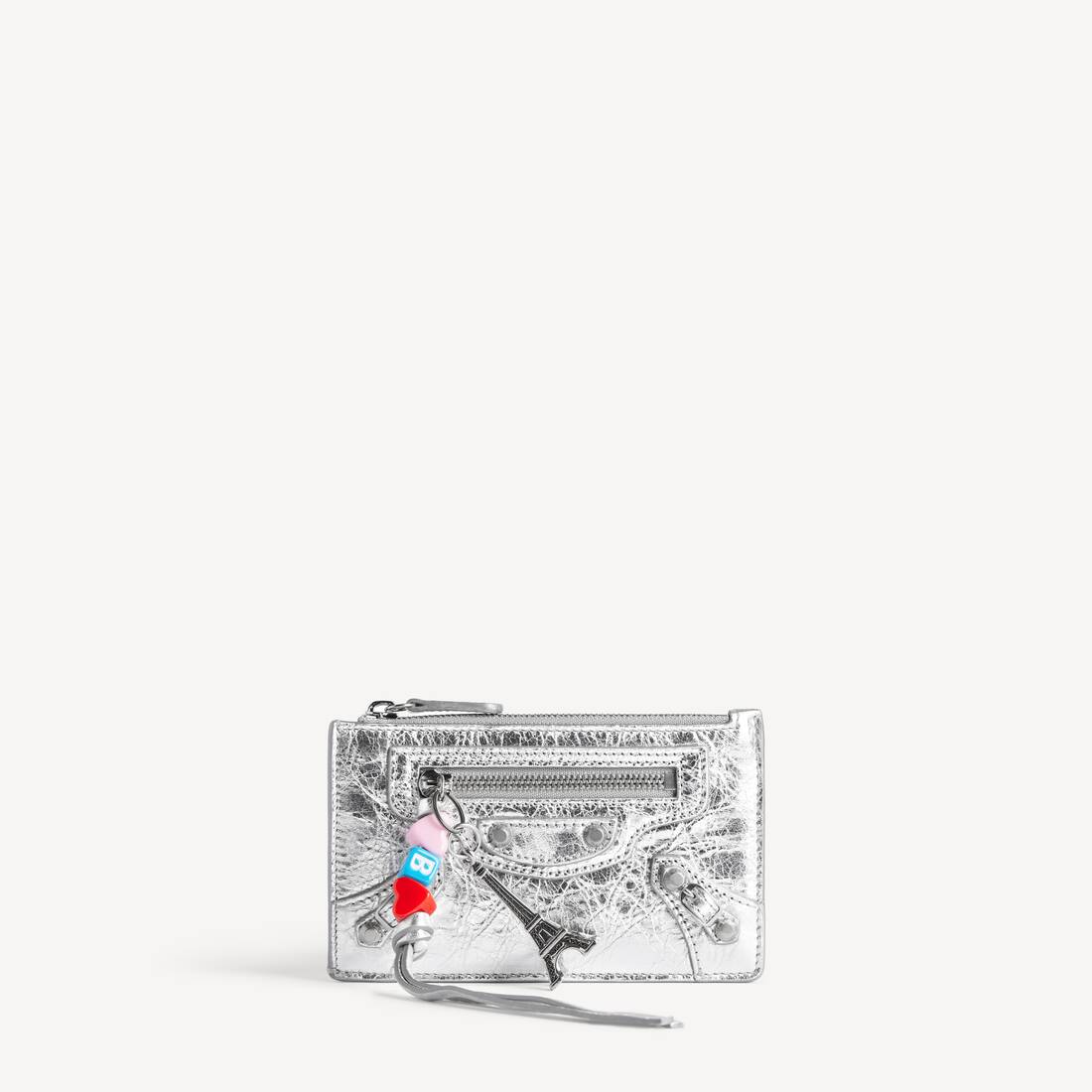 Le City Long Coin And Card Holder in Silver