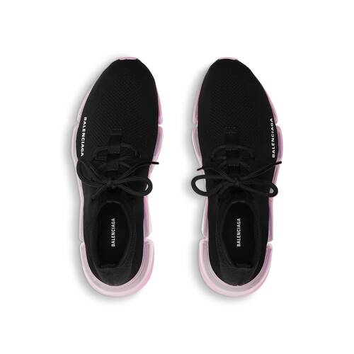 sneaker speed 2.0 full clear sole à lacets en maille recyclée