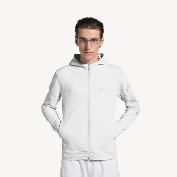 Veste Tracksuit &Agrave; Capuche Balenciaga | Puma Fit Ajust&eacute; in Blanc | Balenciaga Belgique FR - Image 1