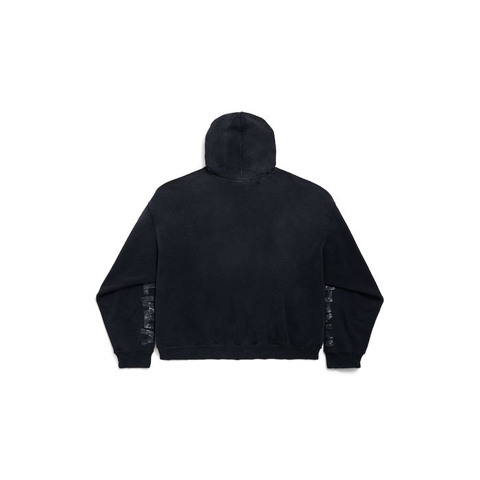 transparent tape ripped ポケット hoodie